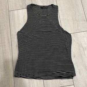 Striped fitted tank
